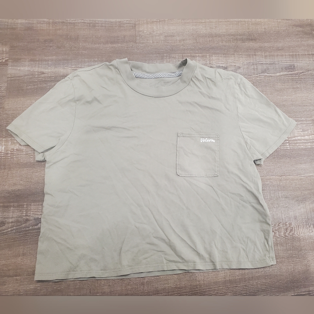 Women's Volcom Pocket Dial short sleeve crop shirt - sold out - Picture 7 of 7